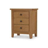 Broadway Oak Bedside Table from Roseland Furniture