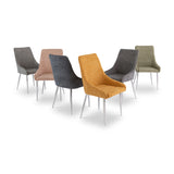 Willow Fabric Dining Chairs by Roseland Furniture