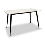 Kadison-sintered-stone-dining-table-white-160cm from Roseland Furniture