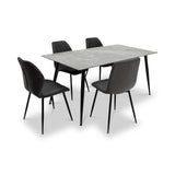 Kadison-sintered-stone-dining-table-grey-130cm from Roseland Furniture