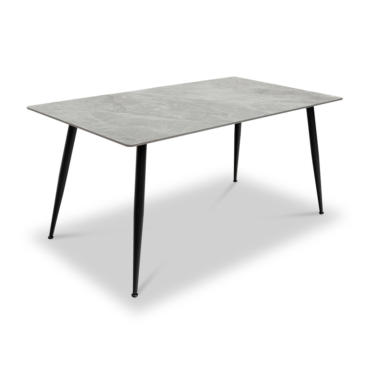 Kadison Sintered Stone Dining Table Grey 160cm from Roseland Furniture