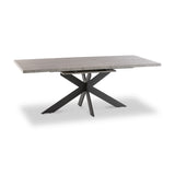 Harald-160cm-Light-Grey-Extending-Dining-Table from Roseland Furniture