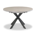 Harald-120cm-Sintered-Stone-Round-Ext-Dining-Table from Roseland Furniture