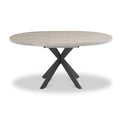 Harald-120cm-Sintered-Stone-Round-Ext-Dining-Table from Roseland Furniture