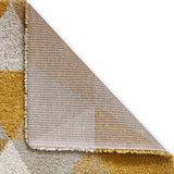 Webster Ochre Triangle Geometric Rug