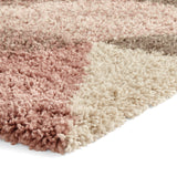 Webster Rose Pink Triangle Geometric Rug