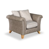 Breton Beige Pillow Back Armchair