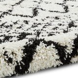 Durham Berber Abstract Shaggy Rug