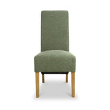 Genna Green Woven Dining Chair