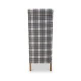 Genna Checked Herringbone Dining Chair