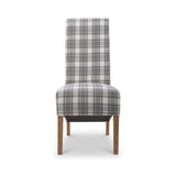 Genna Checked Herringbone Dining Chair