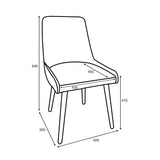 Kensa Dining Chair dimensions