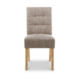 Madoc Waffle Stitch Dining Chair with Natural Legs 