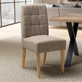 Madoc Waffle Stitch Dining Chair with Natural Legs for dining room