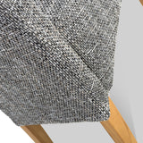 Deryn Grey Tweed Dining Chair