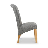 Deryn Grey Tweed Dining Chair