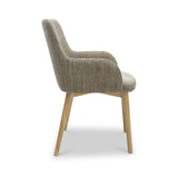 Branwen Oatmeal Tweed Dining Chair