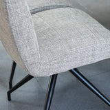 Tressa Dining Chair Oatmeal Tweed from Roseland Furniture