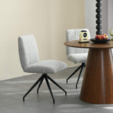 Tressa Dining Chair Grey Boucle from Roseland Furniture