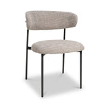 Elvina Dining Chair Oatmeal Tweed from Roseland Furniture