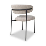 Elvina Dining Chair Oatmeal Tweed from Roseland Furniture