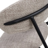 Elvina Dining Chair Oatmeal Tweed from Roseland Furniture