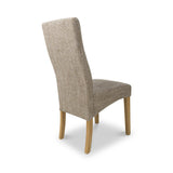 Cariad Dining Chair Oatmeal Tweed from Roseland Furniture