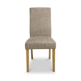 Cariad Dining Chair Oatmeal Tweed from Roseland Furniture