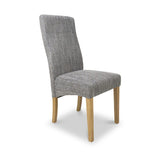 Cariad Dining Chair Grey Tweed from Roseland Furniture