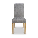 Cariad Dining Chair Grey Tweed from Roseland Furniture