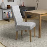 Cariad Dining Chair Grey Weave from Roseland Furniture