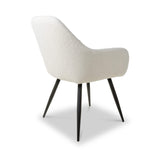 Efan White Boucle Dining Chair from Roseland Furniture