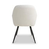 Efan White Boucle Dining Chair from Roseland Furniture