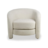 Kendry White Boucle Tub Chair from Roseland Furniture