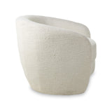 Kendry White Boucle Tub Chair from Roseland Furniture