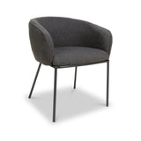 Newbridge Grey Boucle Dining Chair from Roseland Furniture