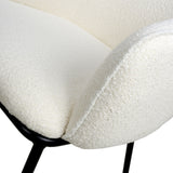 Newbridge White Boucle Dining Chair