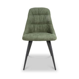 Henwood Green Faux Linen Dining Chair