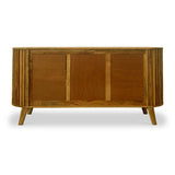 Leo Slatted Mango Wood 2 Door 3 Drawer Sideboard Cabinet