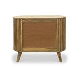 Leo Slatted Mango Wood 2 Door Sideboard from Roseland Furniture