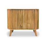 Leo Slatted Mango Wood 2 Door Sideboard from Roseland Furniture