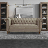 Stanhope Mink Velvet 2 Seater Sofa from Roseland Furniture