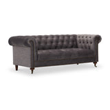 Stanhope Steel Velvet 2 Seater Sofa from Roseland Furniture