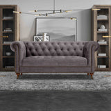 Stanhope Steel Velvet 2 Seater Sofa from Roseland Furniture