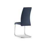 Jackson Blue Faux Leather Dining Chair from Roseland Furniture