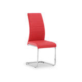 Jackson Red Faux Leather Dining Chair from Roseland Furniture