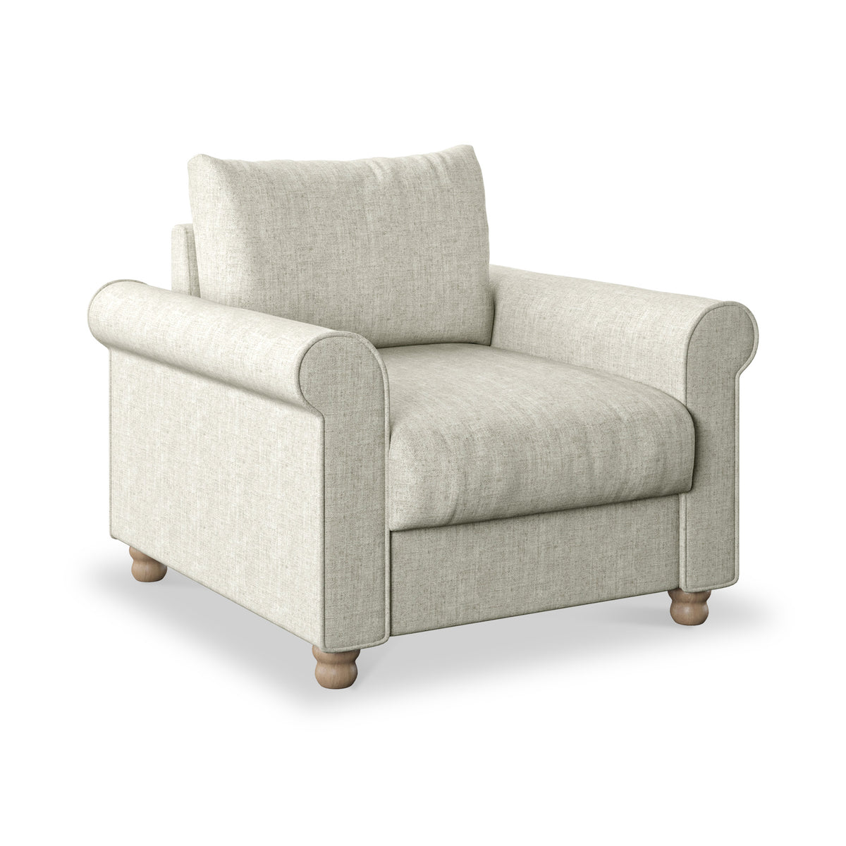 Soho-Feather-Armchair-Natural from Roseland Furniture