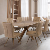 Sigurd-180cm-Marble-Top-Dining-Table from Roseland Furniture