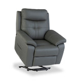 Berta-Leather-Electric-Tilt-Armchair-Charcoal-from Roseland Furniture