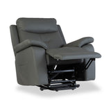 Berta-Leather-Electric-Tilt-Armchair-Charcoal-from Roseland Furniture